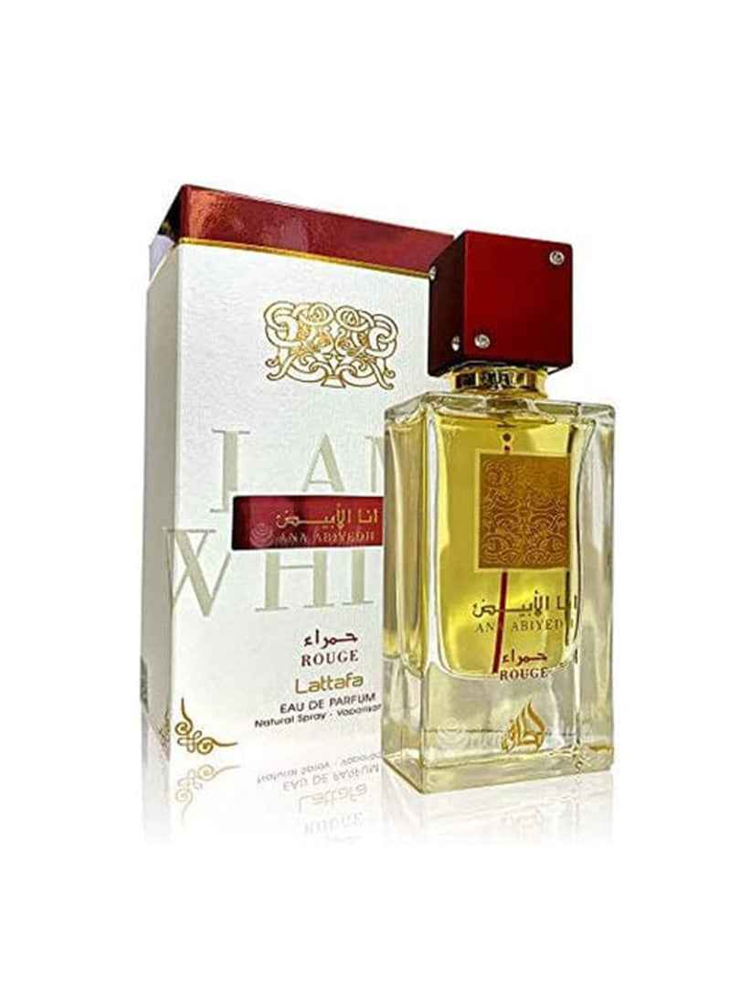 Ana Abiyedh Rouge Eau de Parfum 60 ml - Lattafa Perfumes - PARFUM DUBAI STORE