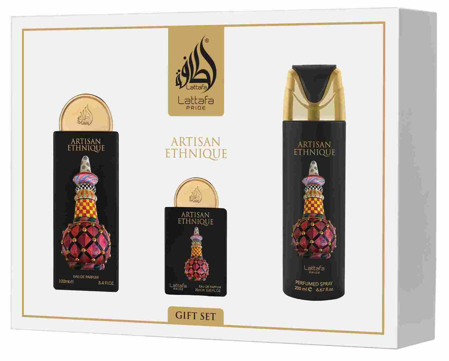 Coffret cadeau Artisan Ethnique de Lattafa Pride