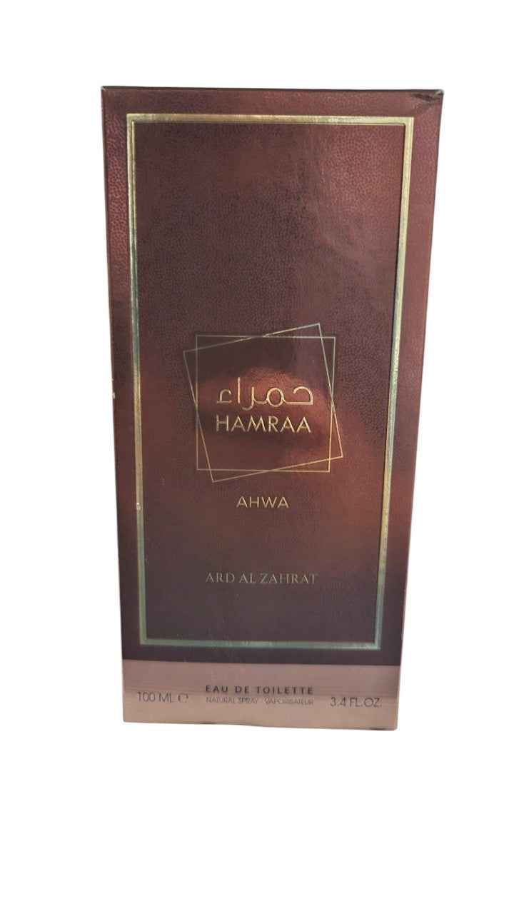 Eau de toilette Hamraa Ahwa 100 ml - Ard Al Zahrat - PARFUM DUBAI STORE