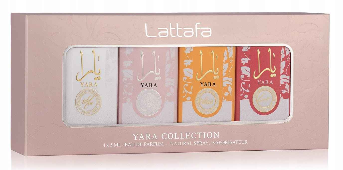 Coffret cadeau Yara Collection 4 X 5 ml - Lattafa - PARFUM DUBAI STORE