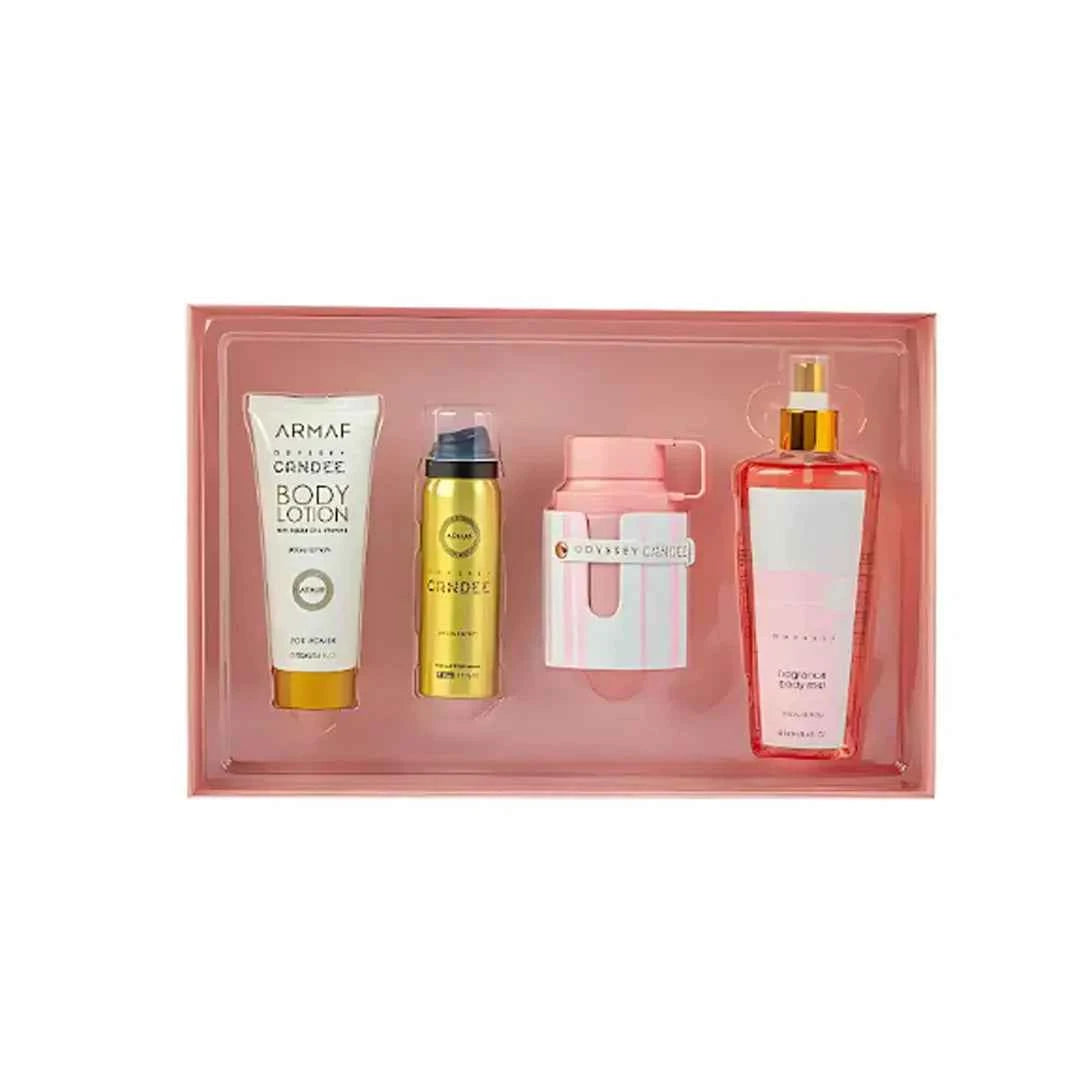 Coffret cadeau Odyssey Candee (4 pièces) - Armaf - PARFUM DUBAI STORE