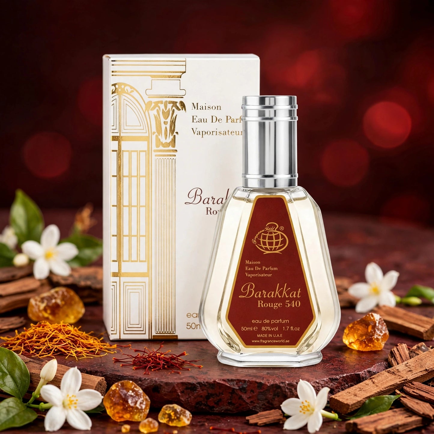 Eau de parfum Barakkat Rouge 540 50 ml - Fragrance World