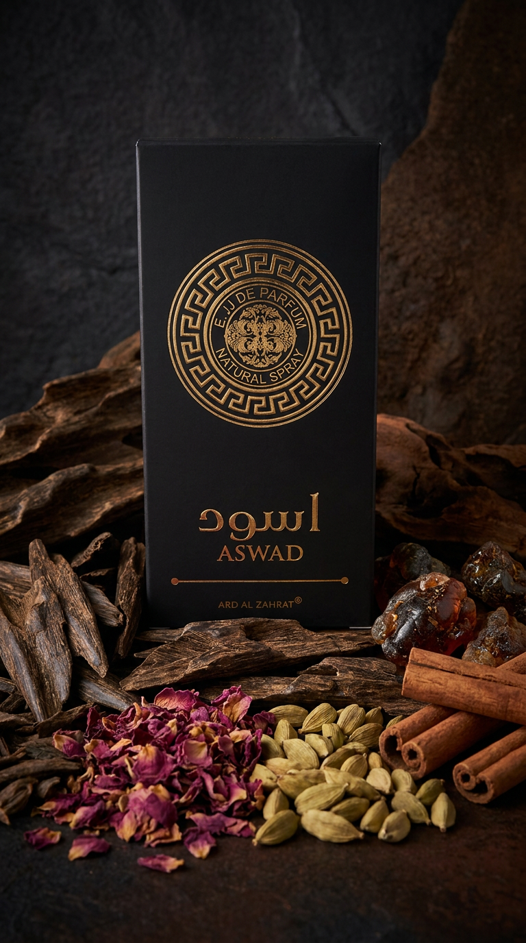 Eau de toilette Aswad 100 ml - Ard Al Zahrat | Aswad senteur Asad