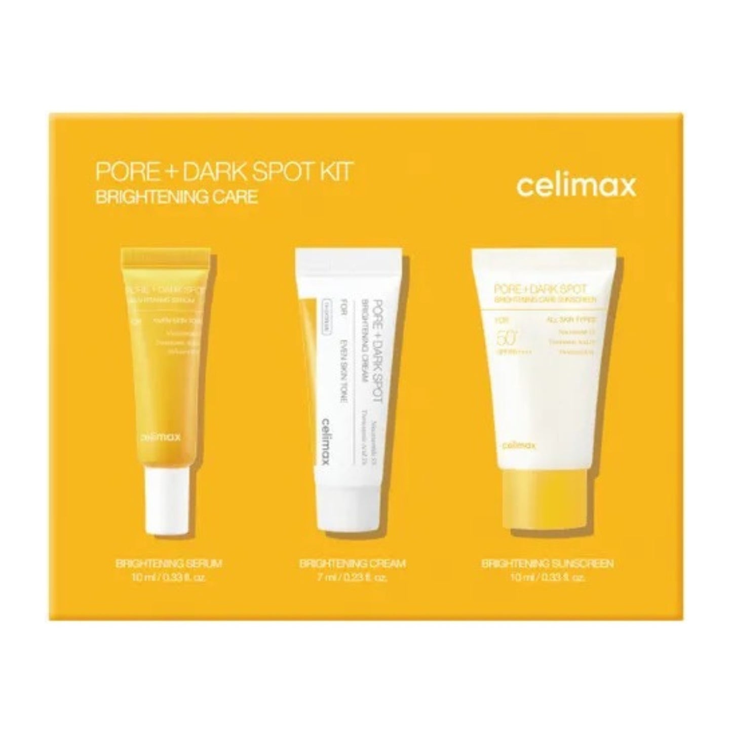 Celimax Pore + Dark Spot Kit - coffret découverte routine anti-taches coréenne