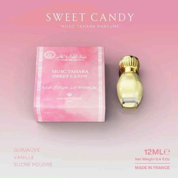 Musc Tahara Sweet Candy 12 ml - Gris Montaigne - PARFUM DUBAI STORE