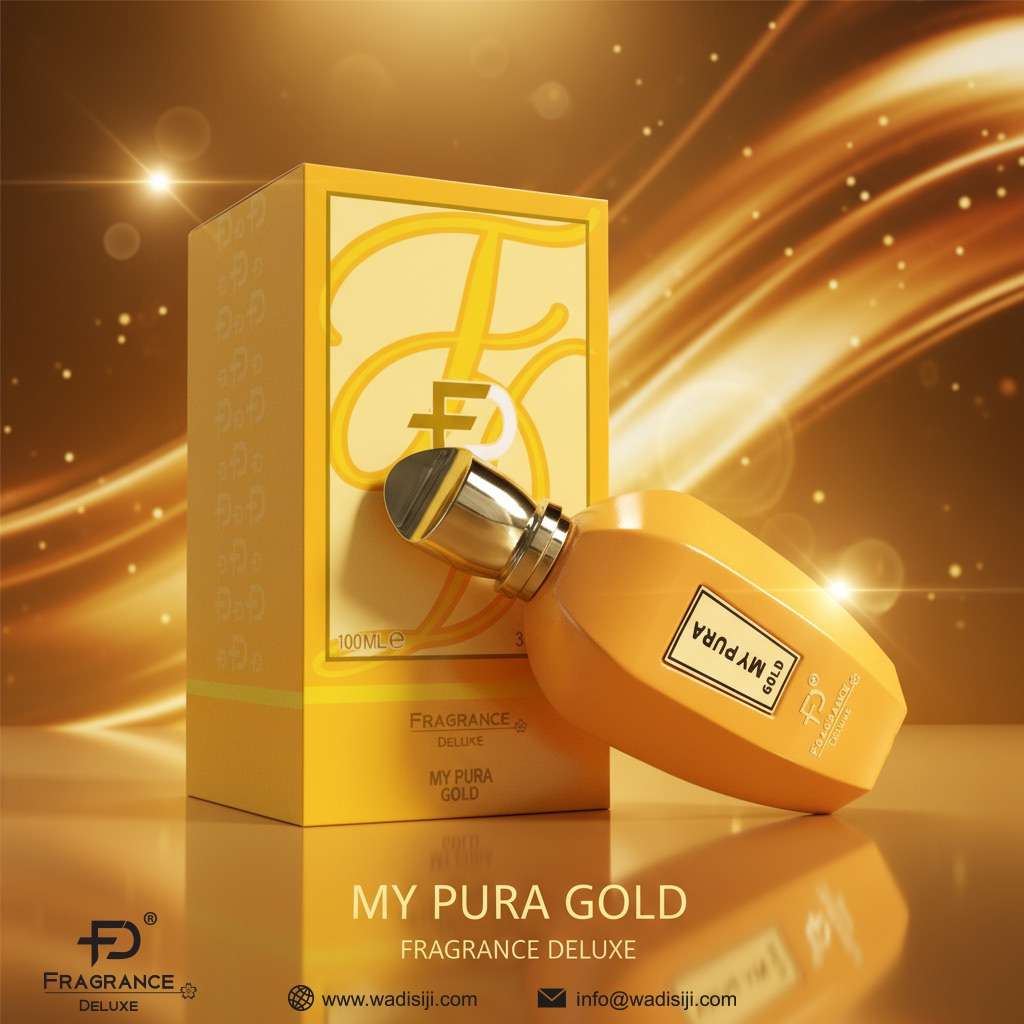 Eau de parfum My Pura Gold 100 ml Fragrance Deluxe - flacon doré premium