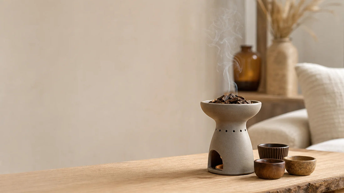Sélection de bakhours orientaux dans un intérieur élégant