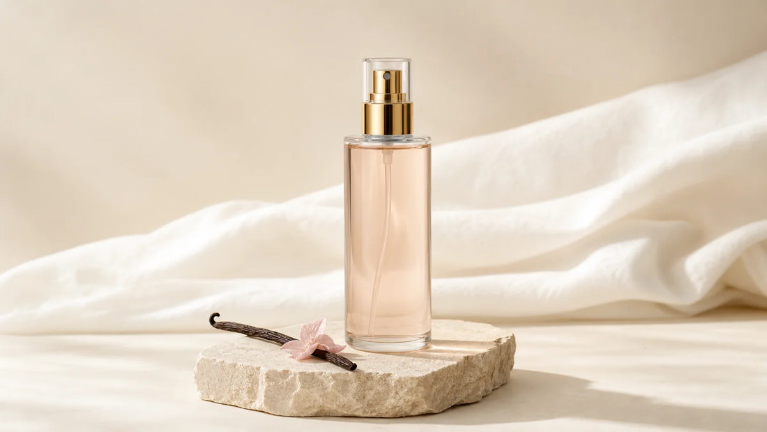 Flacon générique de brume parfumée vanillée de 250 ml
