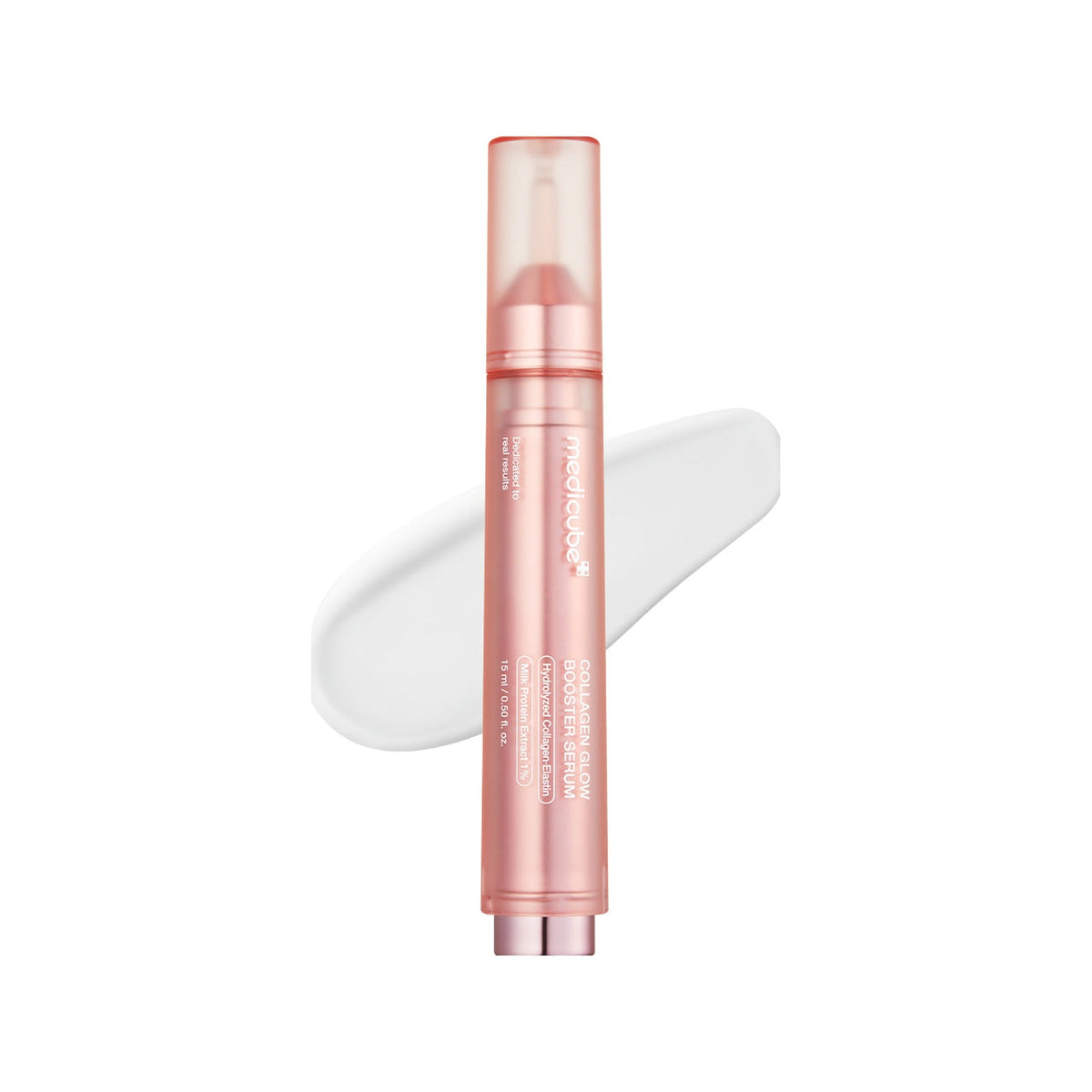 Flacon Medicube Collagen Glow Booster Serum 15 ml, vue de face