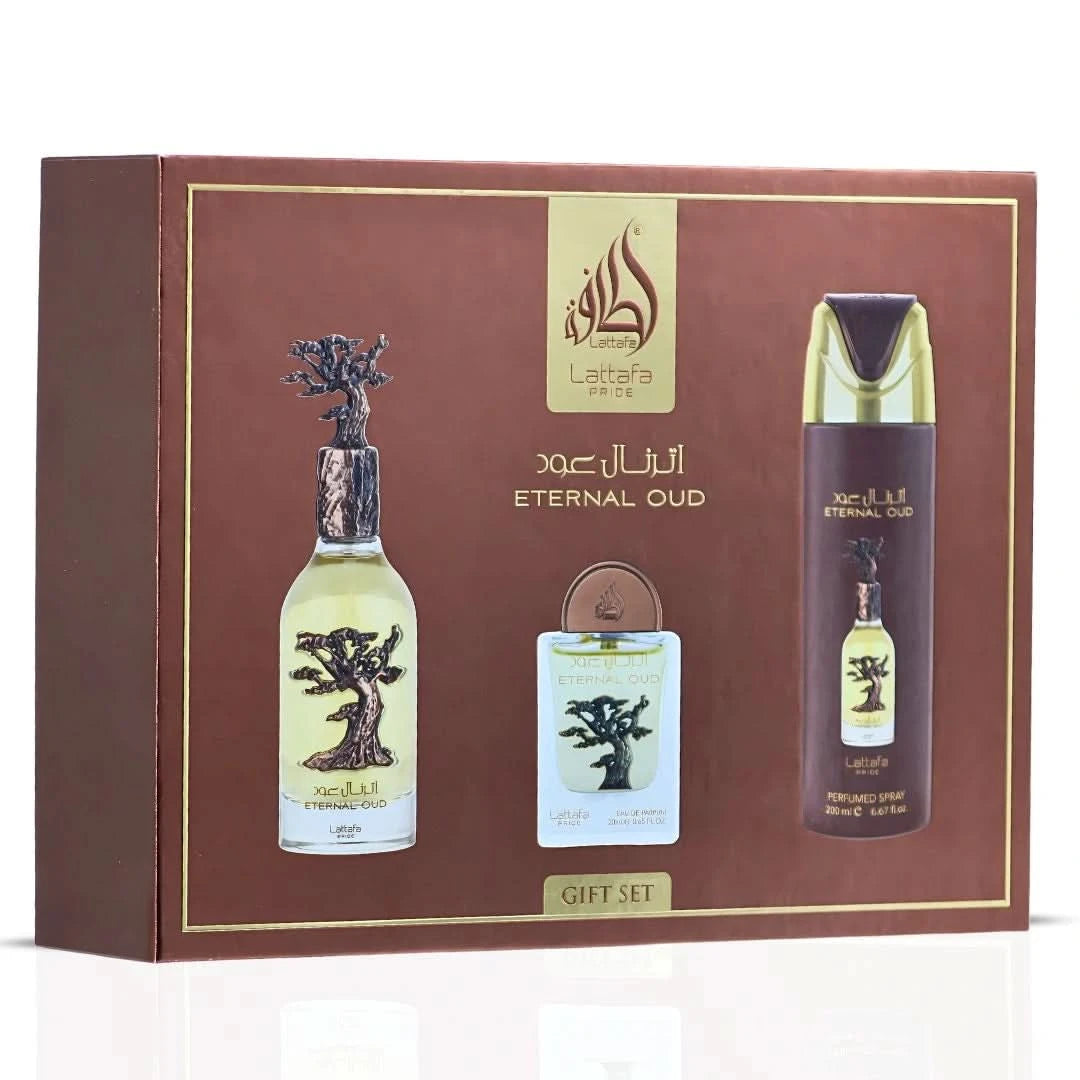 Coffret cadeau Eternal Oud (3pièces) - Lattafa Pride
