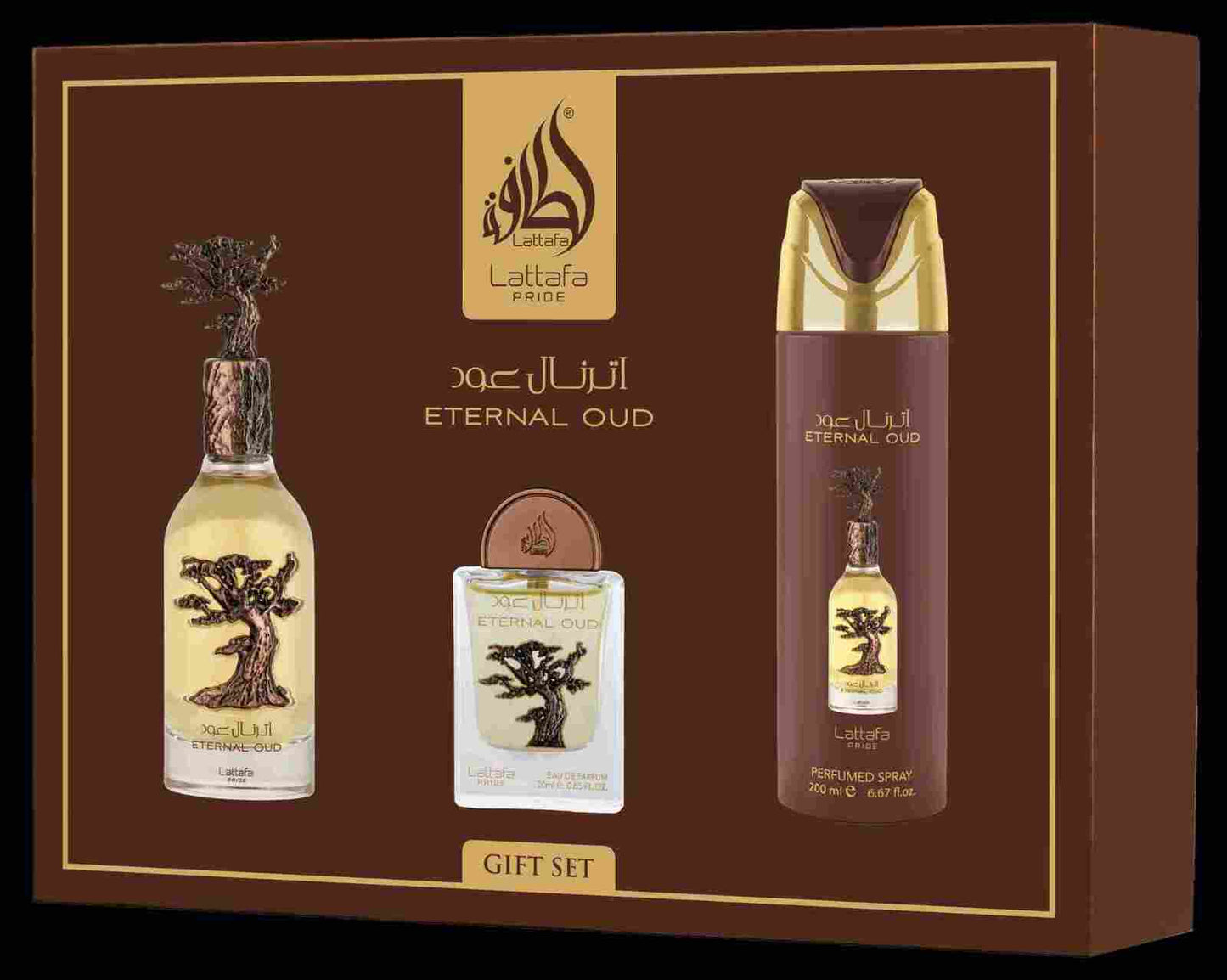 Coffret cadeau Eternal Oud Lattafa Pride
