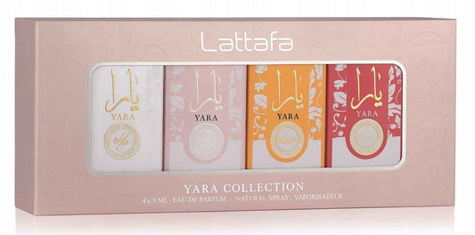 Coffret cadeau Yara Collection 4 X 5 ml - Lattafa - PARFUM DUBAI STORE