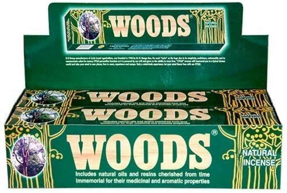 Pack Éco : Boîte Complète Encens Woods (6 Étuis) – Naturel & Boisé - PARFUM DUBAI STORE