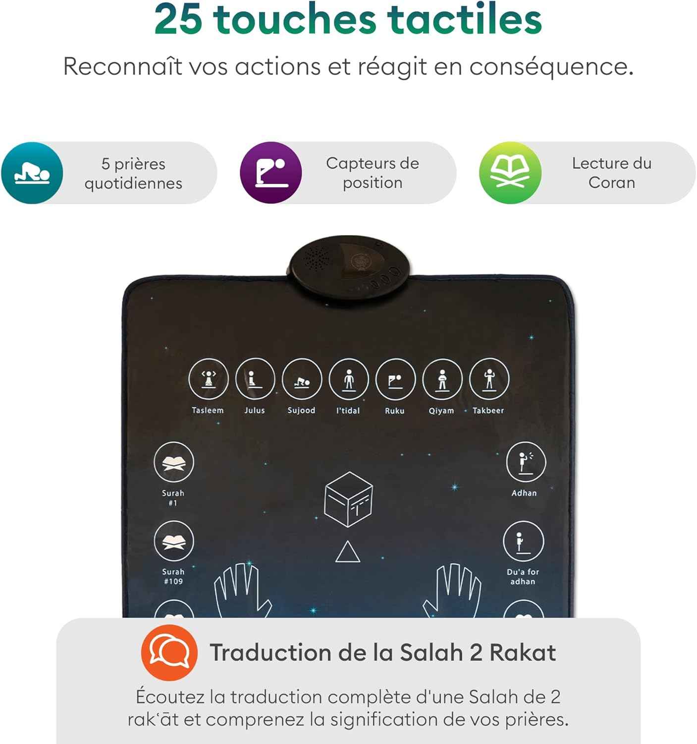 Tapis de Prière Interactif My Salah Mat : L'Innovation au Service de l'Apprentissage - PARFUM DUBAI STORE