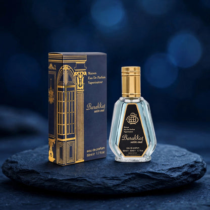 Eau de parfum Barakkat Satin Oud 50 ml - Fragrance World
