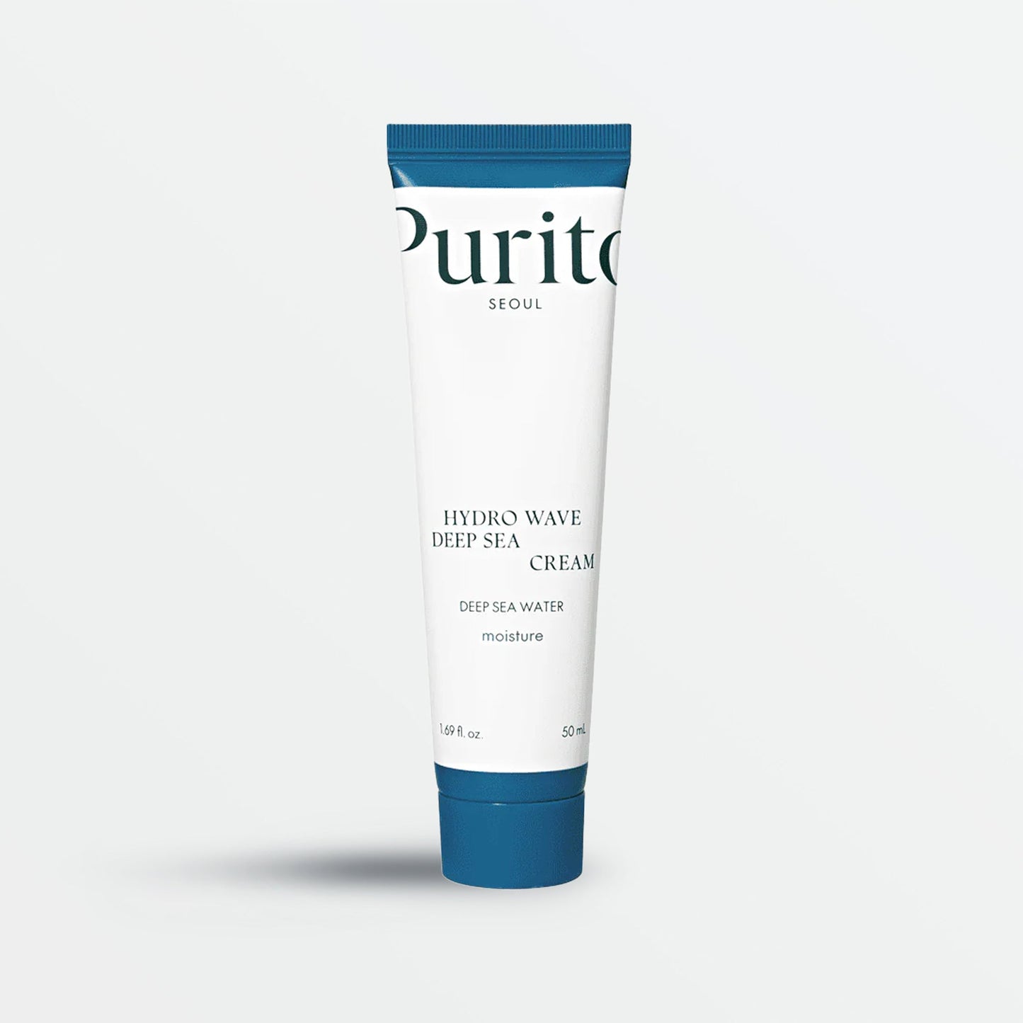 Purito Deep Sea Pure Water Cream 50 ml, crème hydratante à l'eau de mer profonde pour peaux sensibles