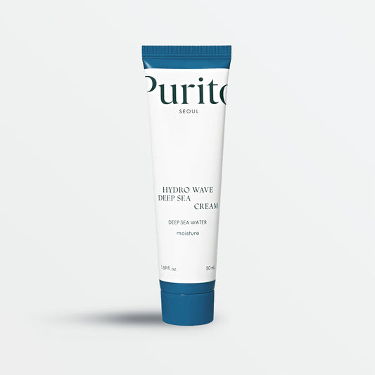 Purito Deep Sea Pure Water Cream 50 ml, crème hydratante à l'eau de mer profonde pour peaux sensibles