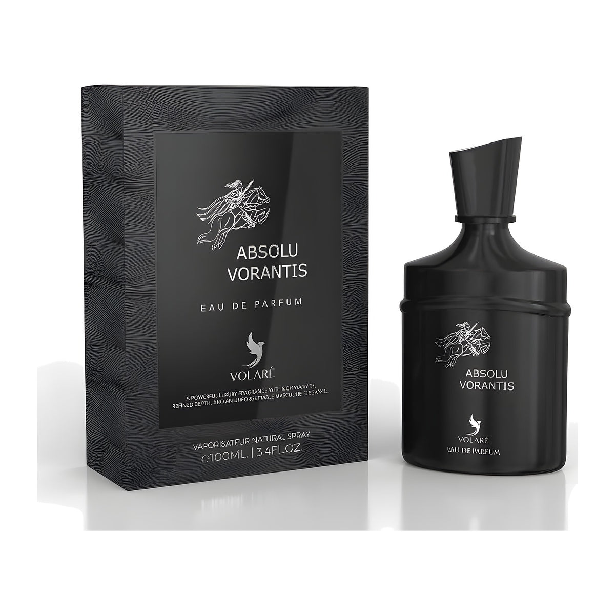 Absolu Vorantis 100 ml - Volaré, flacon et étui - PARFUM DUBAI STORE