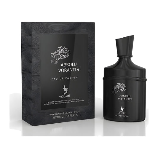 Absolu Vorantis 100 ml - Volaré, flacon et étui - PARFUM DUBAI STORE