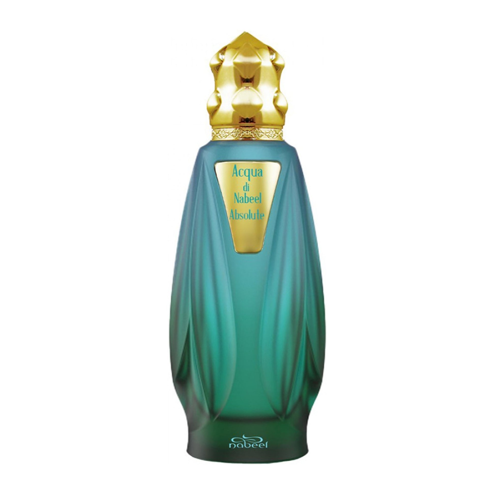 Acqua di Nabeel Absolute eau de parfum 100 ml - flacon turquoise et or Nabeel