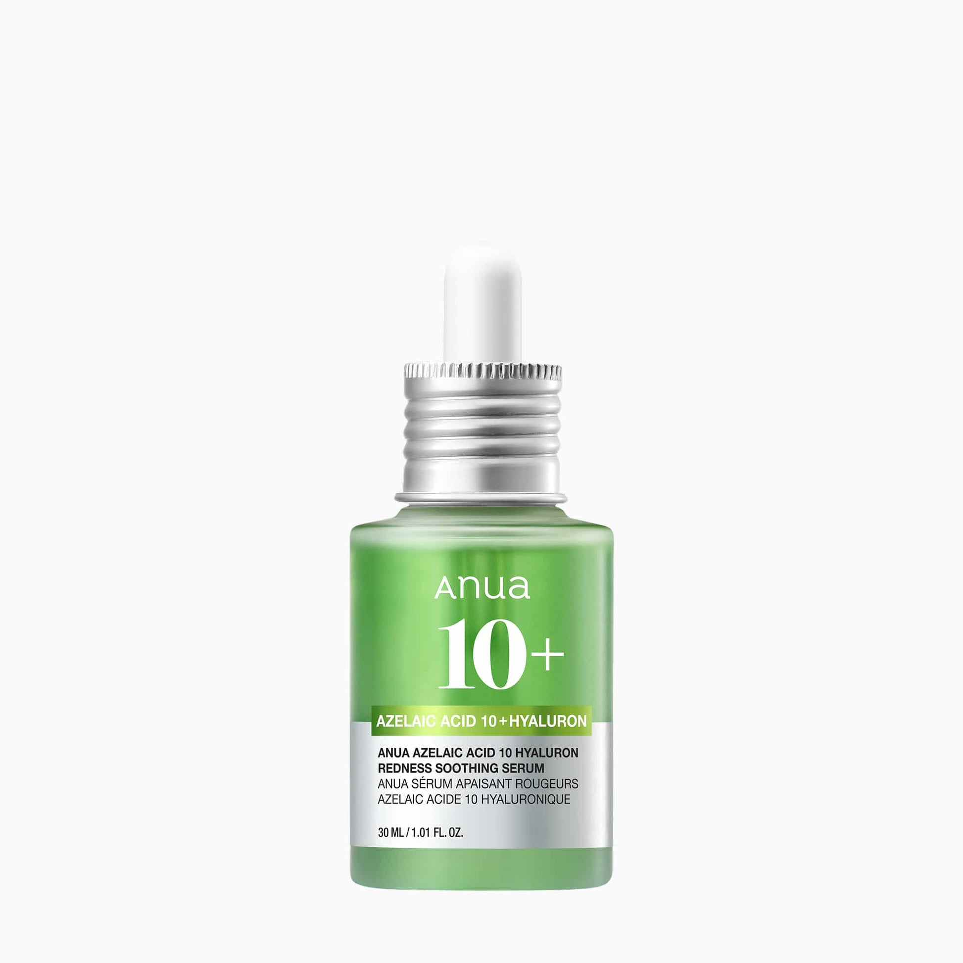 Anua Azelaic Acid 10% Hyaluron Redness Soothing Serum 30 ml - flacon sérum anti-rougeurs Anua
