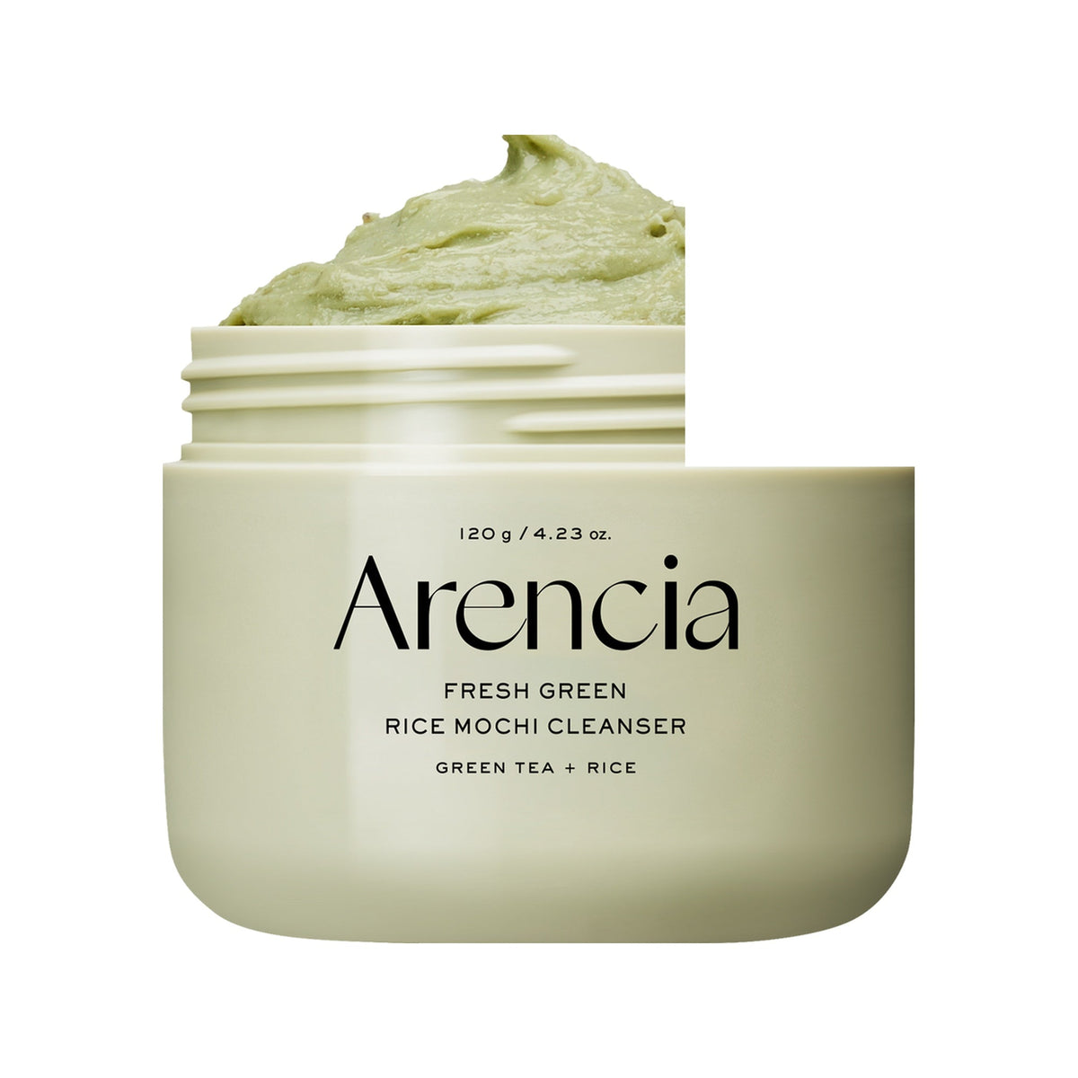 Tube de nettoyant Fresh Green Rice Mochi Cleanser Arencia 120 g, vue de face