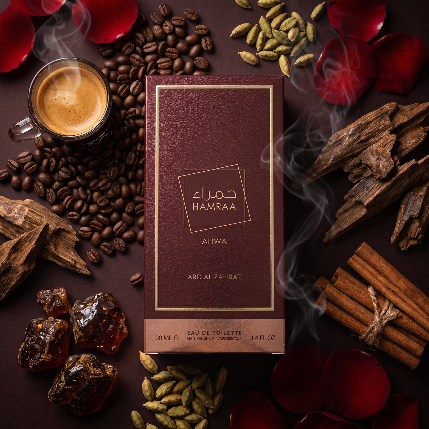 Hamraa Ahwa eau de toilette 100 ml - Ard Al Zahrat