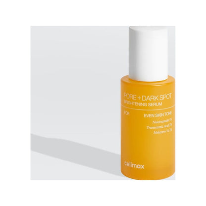 Flacon du sérum Celimax Pore+Dark Spot Brightening Serum 30 ml, vue de face