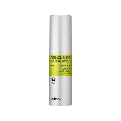 Flacon du sérum Celimax The Vita-A Retinol Shot Tightening Serum 30 ml, vue de face