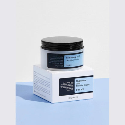 Détail de l'emballage de la crème hydratante coréenne COSRX, 100 ml