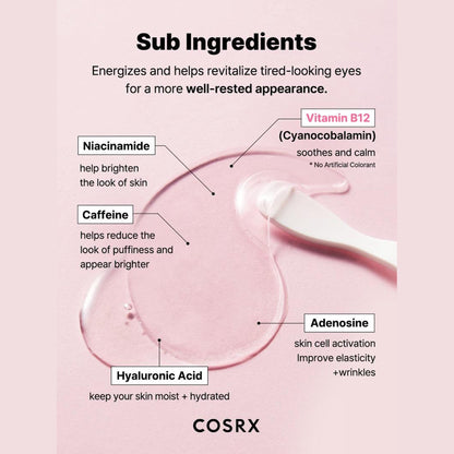Patch yeux au collagène COSRX en hydrogel, détail de la texture