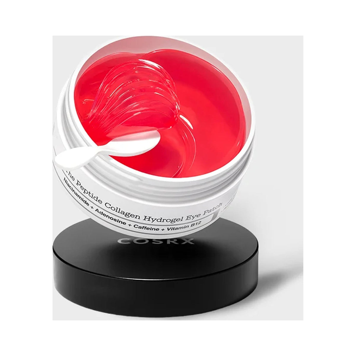 Détail de l'emballage des patchs contour des yeux COSRX aux peptides