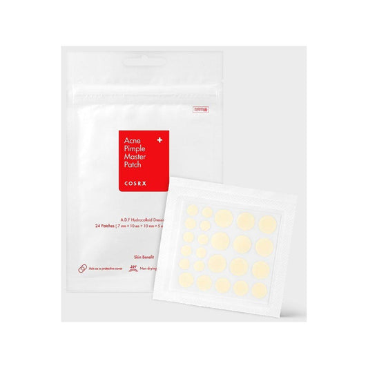 Patchs boutons COSRX Master Patch, sachet de 24 patchs en trois tailles