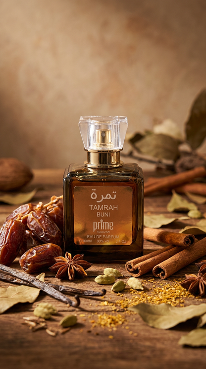 Eau de parfum Tamrah Buni 100 ml - Senteur Khamrah Qahwa de la Prime Collection