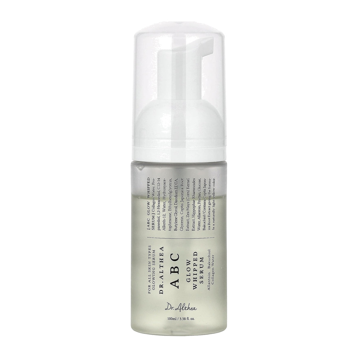 Sérum ABC Glow Whipped Serum Dr. Althea 100 ml, flacon pompe vu de face