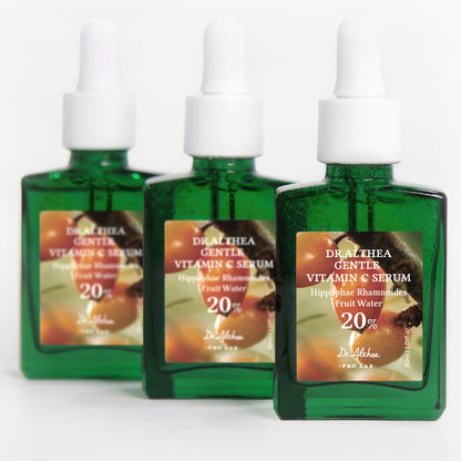 Détail de l'emballage du sérum vitamine C Dr. Althea, 30 ml