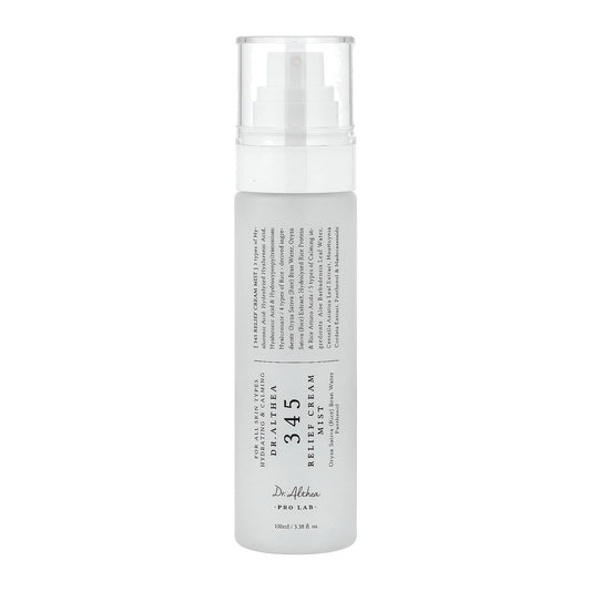 Brume biphasée 345 Relief Cream Mist Dr. Althea 100 ml, flacon vaporisateur