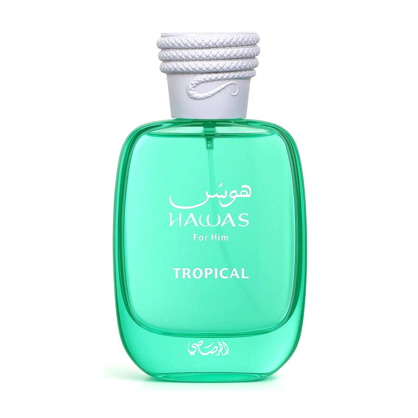 Hawas Tropical Rasasi eau de parfum 100ml flacon vert motif végétal