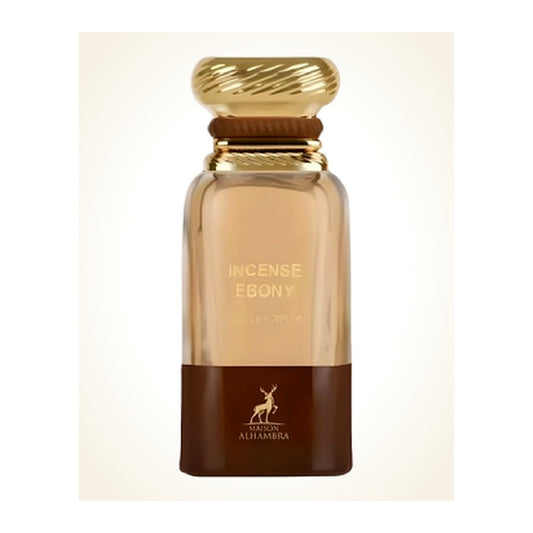 Eau de Parfum Incense Ebony 80 ml Maison Alhambra - flacon studio