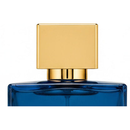 Wadi Al Khaleej Liam Blue Shine Eau de Parfum 100ml - bouchon doré gros plan