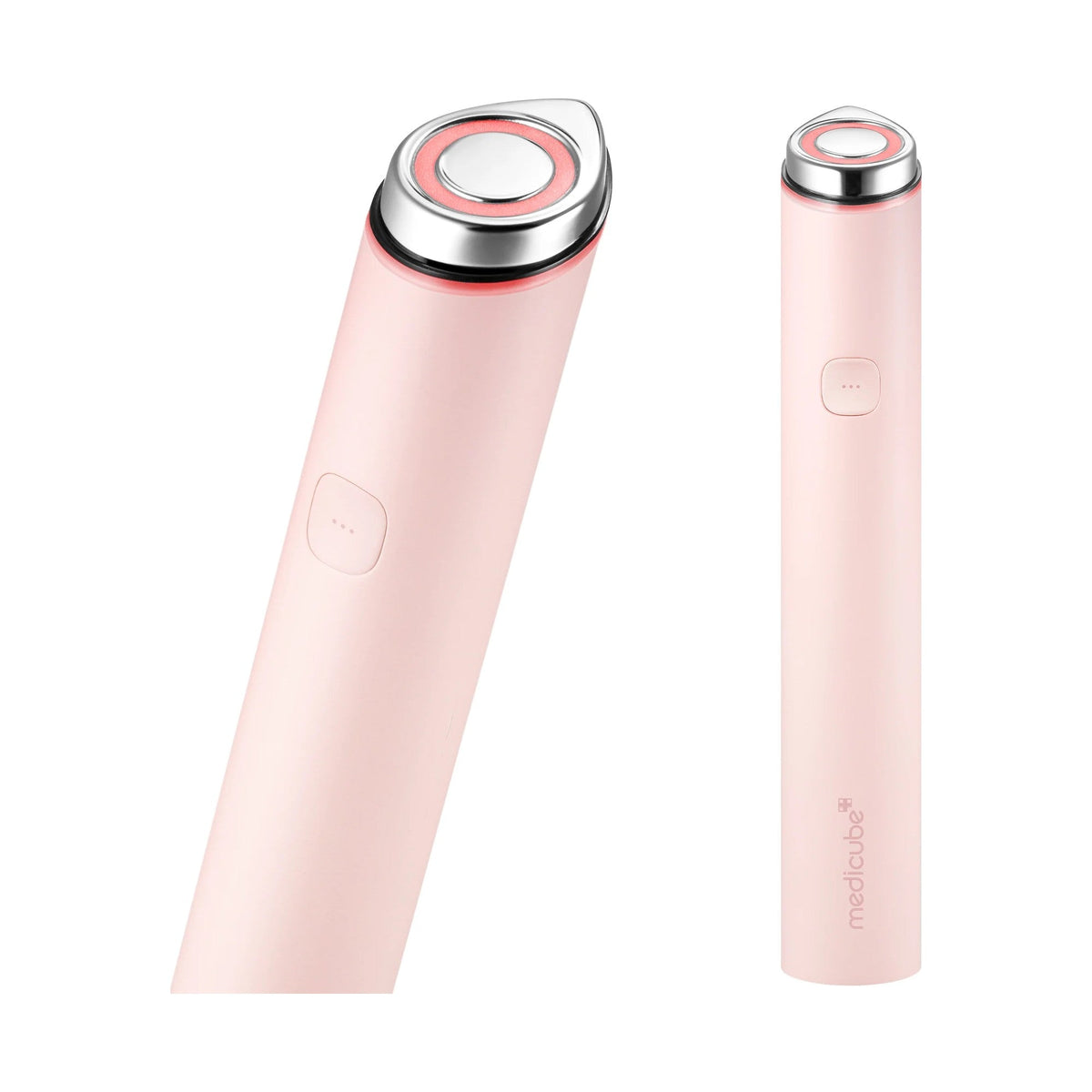 Tête de l'appareil microcourant Medicube Mini Plus rose, vue de détail