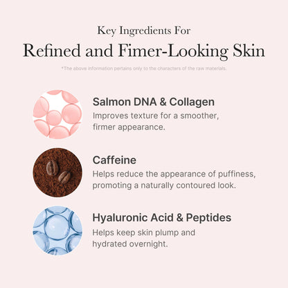 Texture gel rose nacré du masque PDRN Pink Caffeine de Medicube