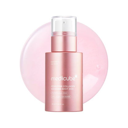Sérum Medicube PDRN Pink Exosome Shot 2000 en flacon, vue de face