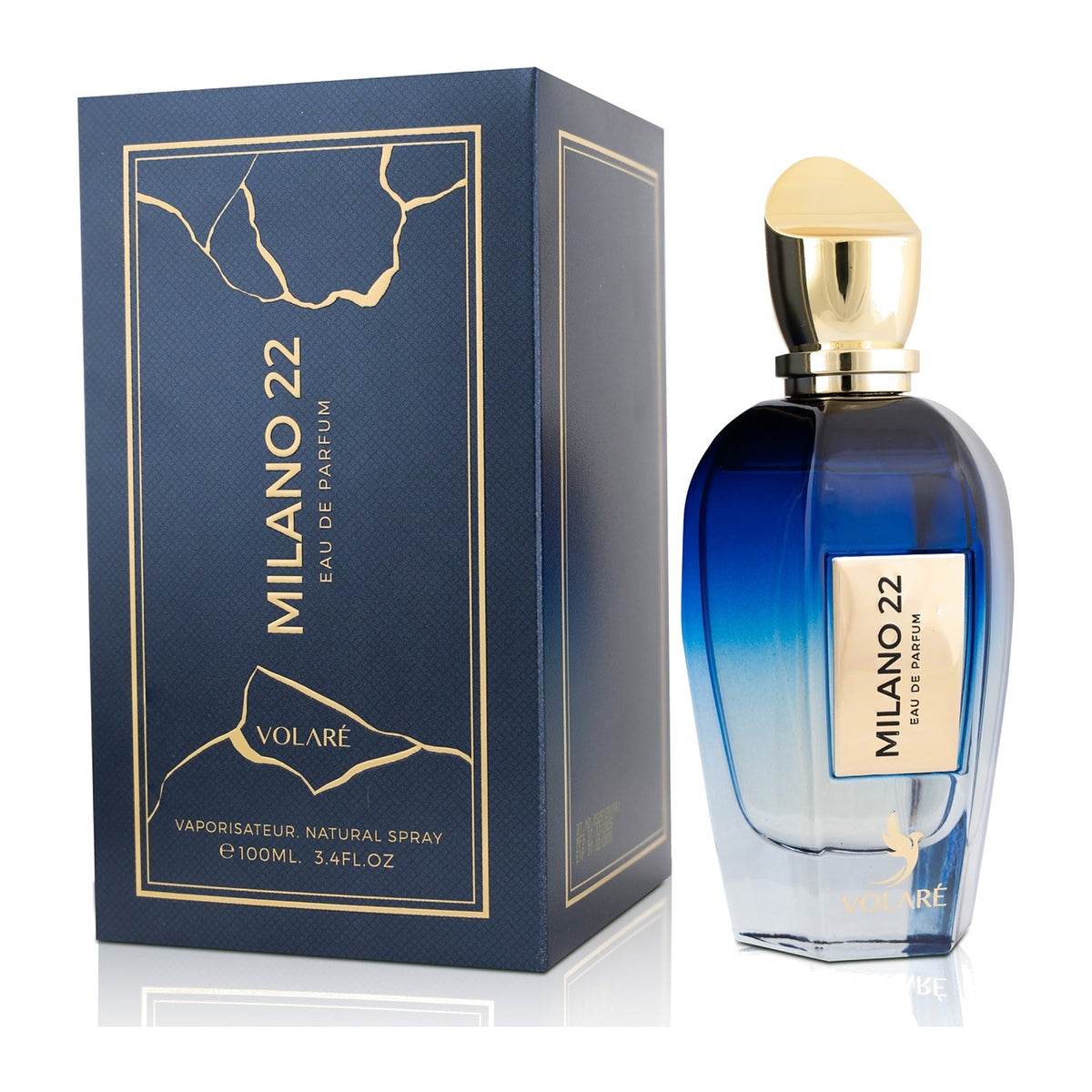 Milano 22 100 ml - Volaré, flacon et étui - PARFUM DUBAI STORE