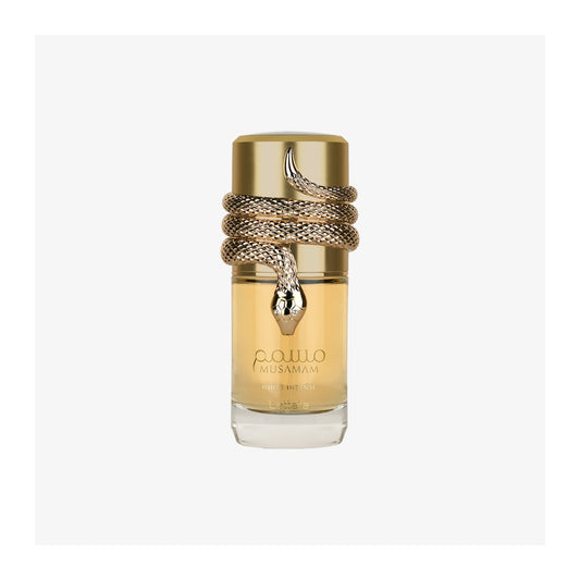 Musamam White Intense Lattafa Eau de Parfum 100 ml - flacon serpent doré studio