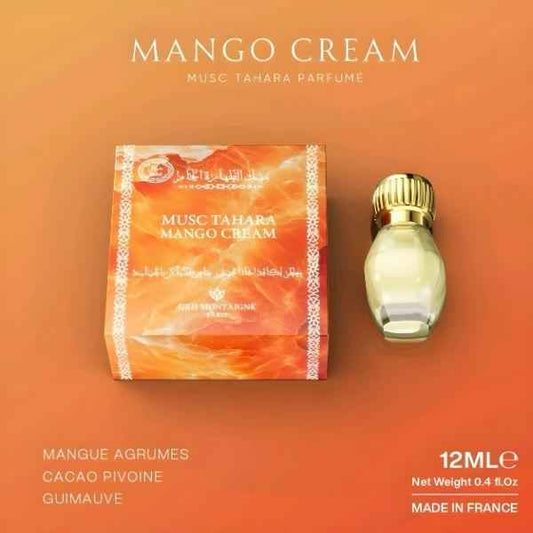Musc Tahara Mango Cream 12 ml - Gris Montaigne - PARFUM DUBAI STORE