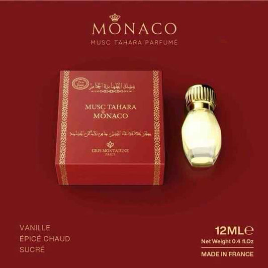 Musc Tahara Monaco 12 ml - Gris Montaigne - PARFUM DUBAI STORE
