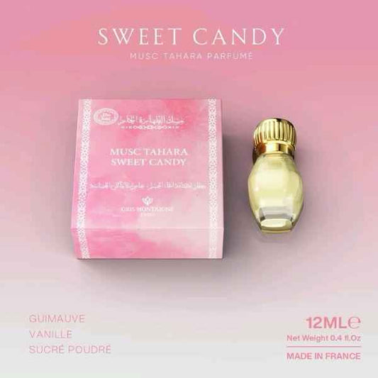 Musc Tahara Sweet Candy 12 ml - Gris Montaigne - PARFUM DUBAI STORE