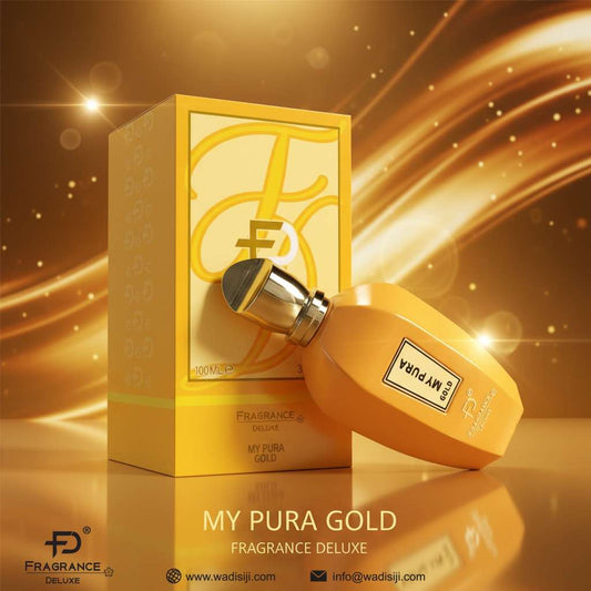 Eau de parfum My Pura Gold 100 ml Fragrance Deluxe - flacon doré premium
