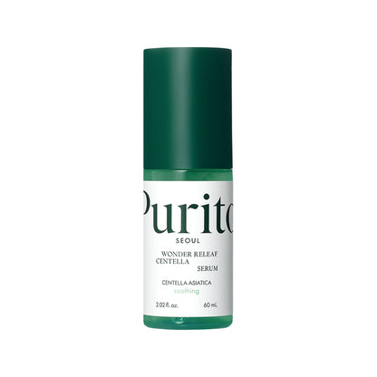 Flacon du sérum Purito Wonder Releaf Centella Serum Unscented 60 ml, vue de face